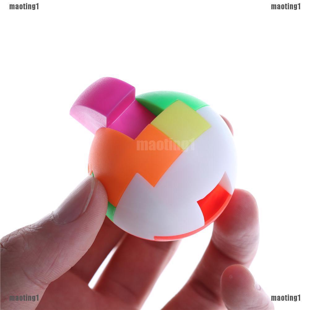 Intelligence Colorful Puzzle Assembly Balls Kids Game Funny Educational Toys-YH 