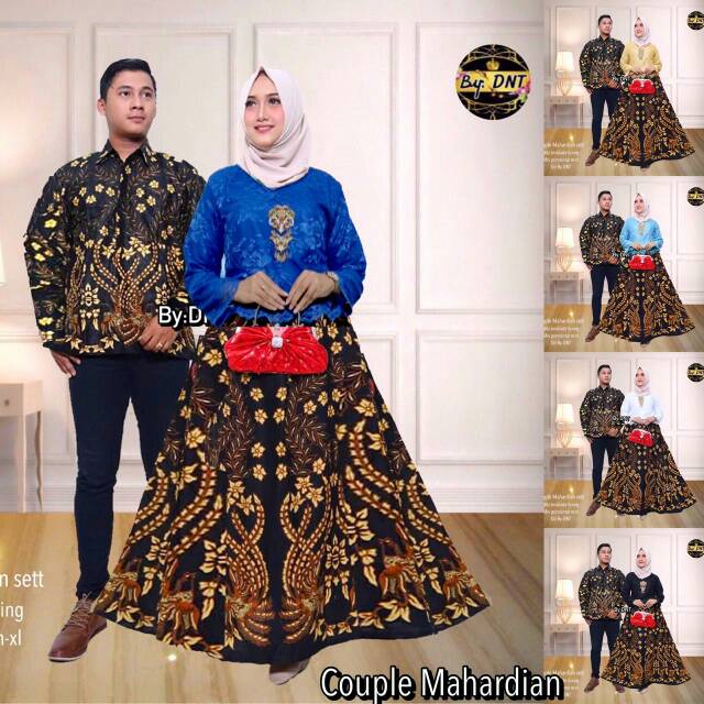 SHOPASHOP SOLO Couple Mahardian kebaya  brukat robe syari  