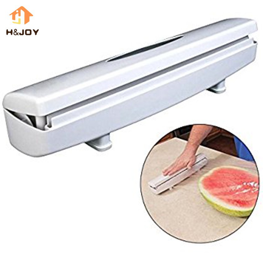 plastic wrap with ez slide cutter