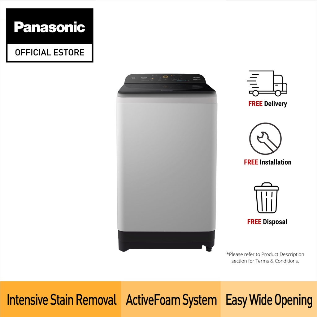 Panasonic 9kg Care+ Stain Expert Washing Machine with StainMaster NAF90A9HRQ [Free delivery