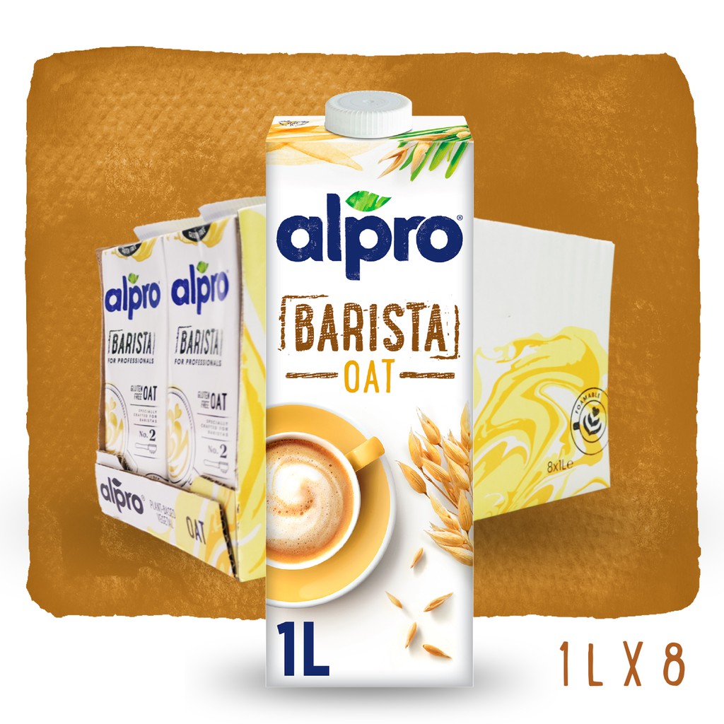 Alpro Barista Gluten Free Oat Case 8 X 1L Sonnamera [Belgium] Shopee Singapore