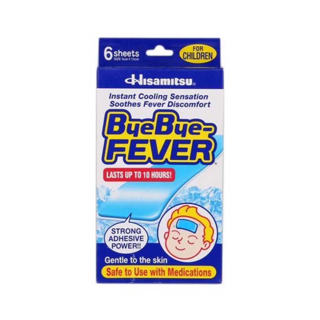 Bye Bye Fever For Babies 4 S Bye Bye Fever For Children 6 S Shopee Singapore