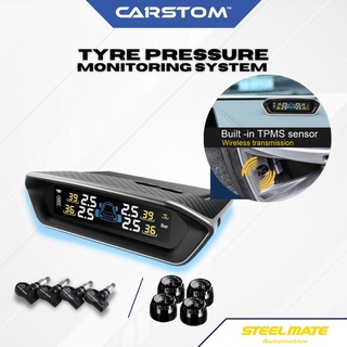 Steelmate Motorcycle Tire Pressure Monitor System Sensor TPMS Wireless LCD Display Moto Alarm System 