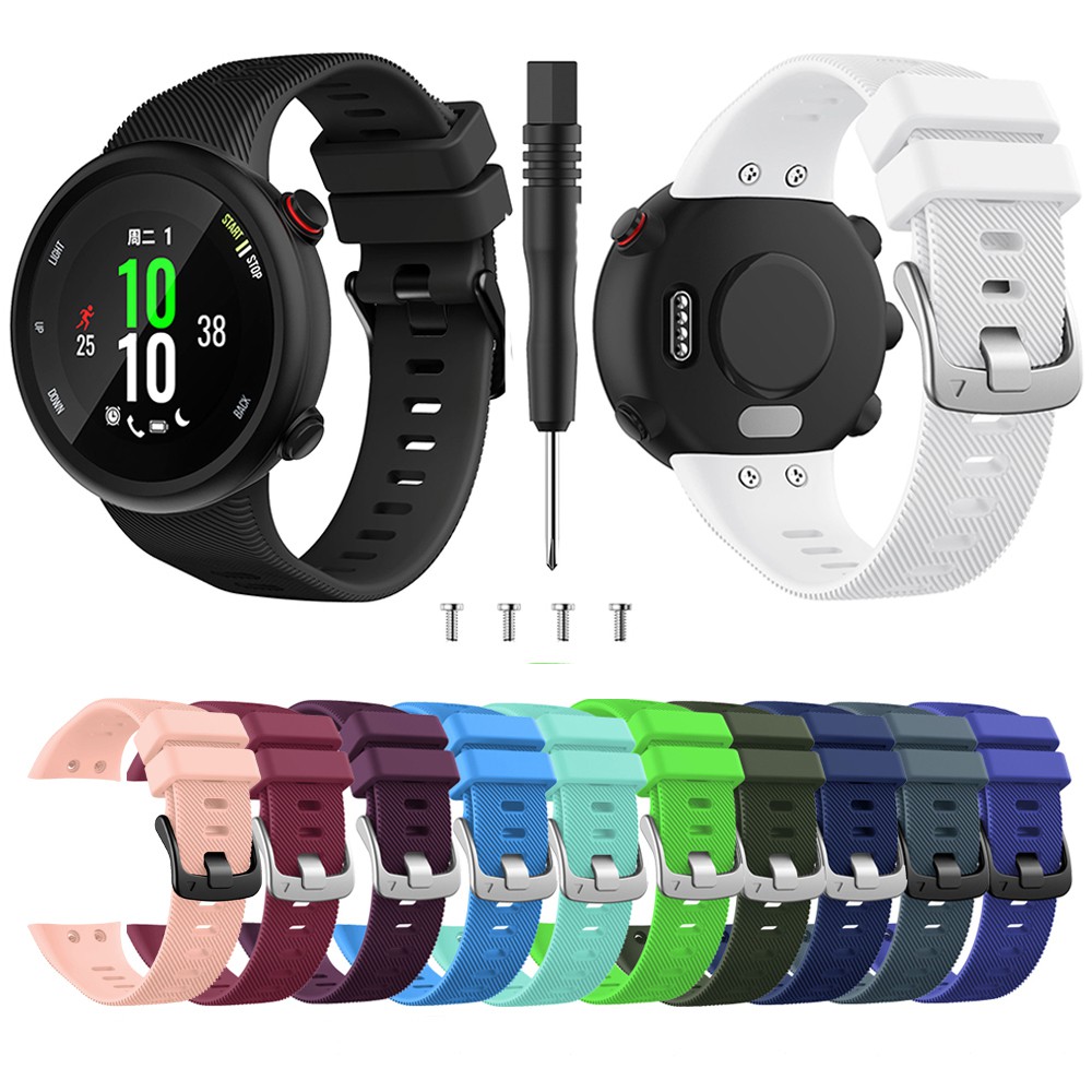 For Garmin Forerunner 45 Silicone Watch Band Replacement Strap Watch
