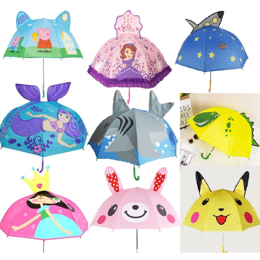 Kids umbrella★ 3D Cartoon Animal Umbrella★Children Umbrella★Cute