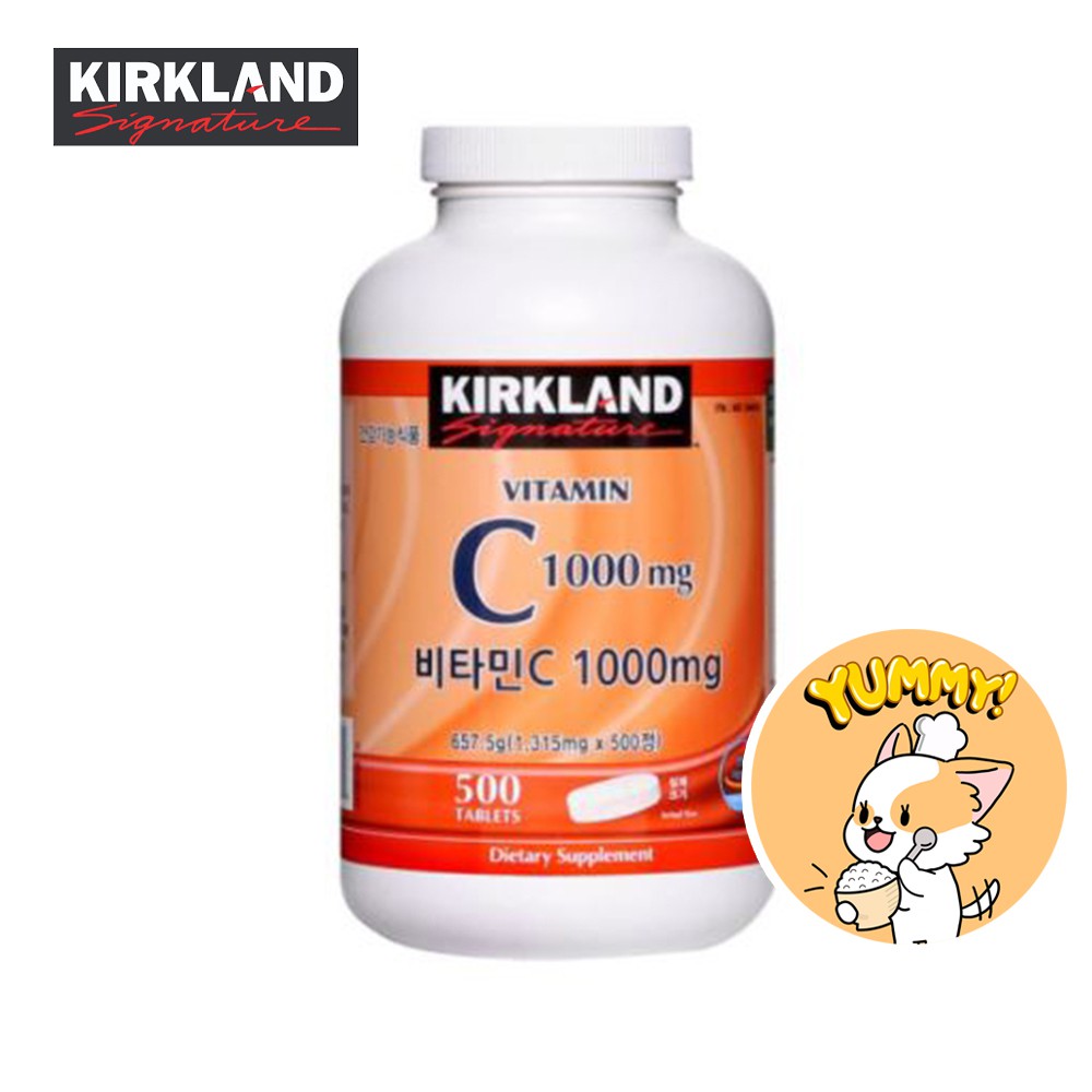 Kirkland Signature Vitamin C 1000mg 500 Tablets Costco Shopee Singapore