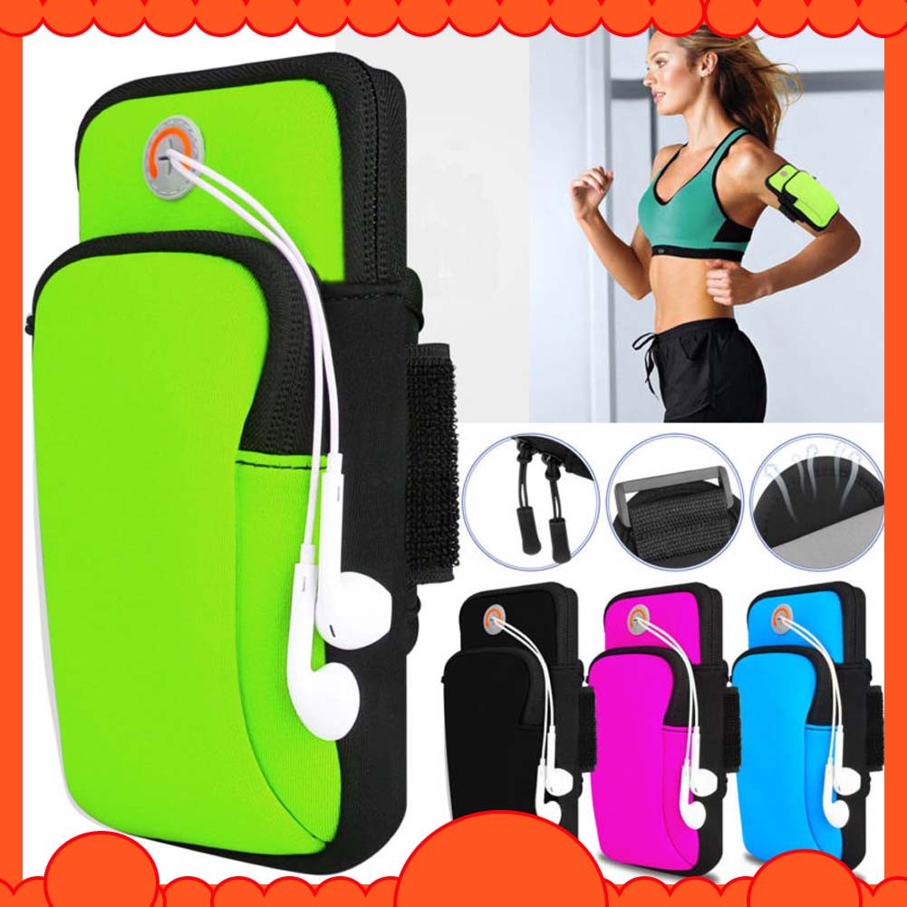 Sport Armband Running Jogging Gym Arm Band Pouch Holder Bag Case For ...