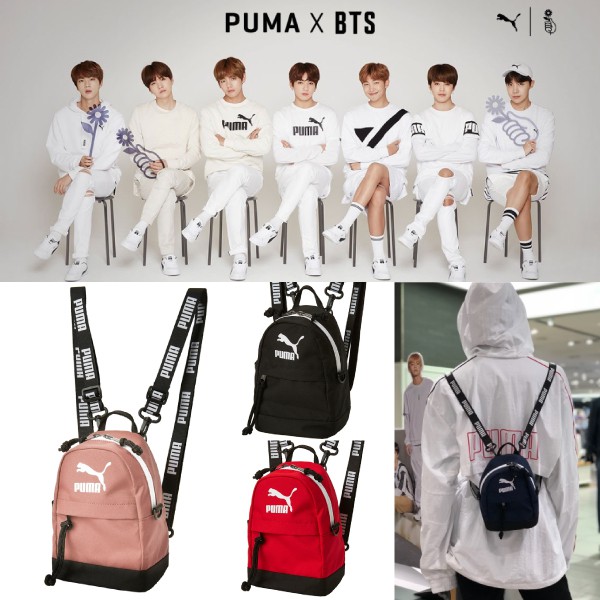 BTS x PUMA] Puma Minime Retro Backpack 