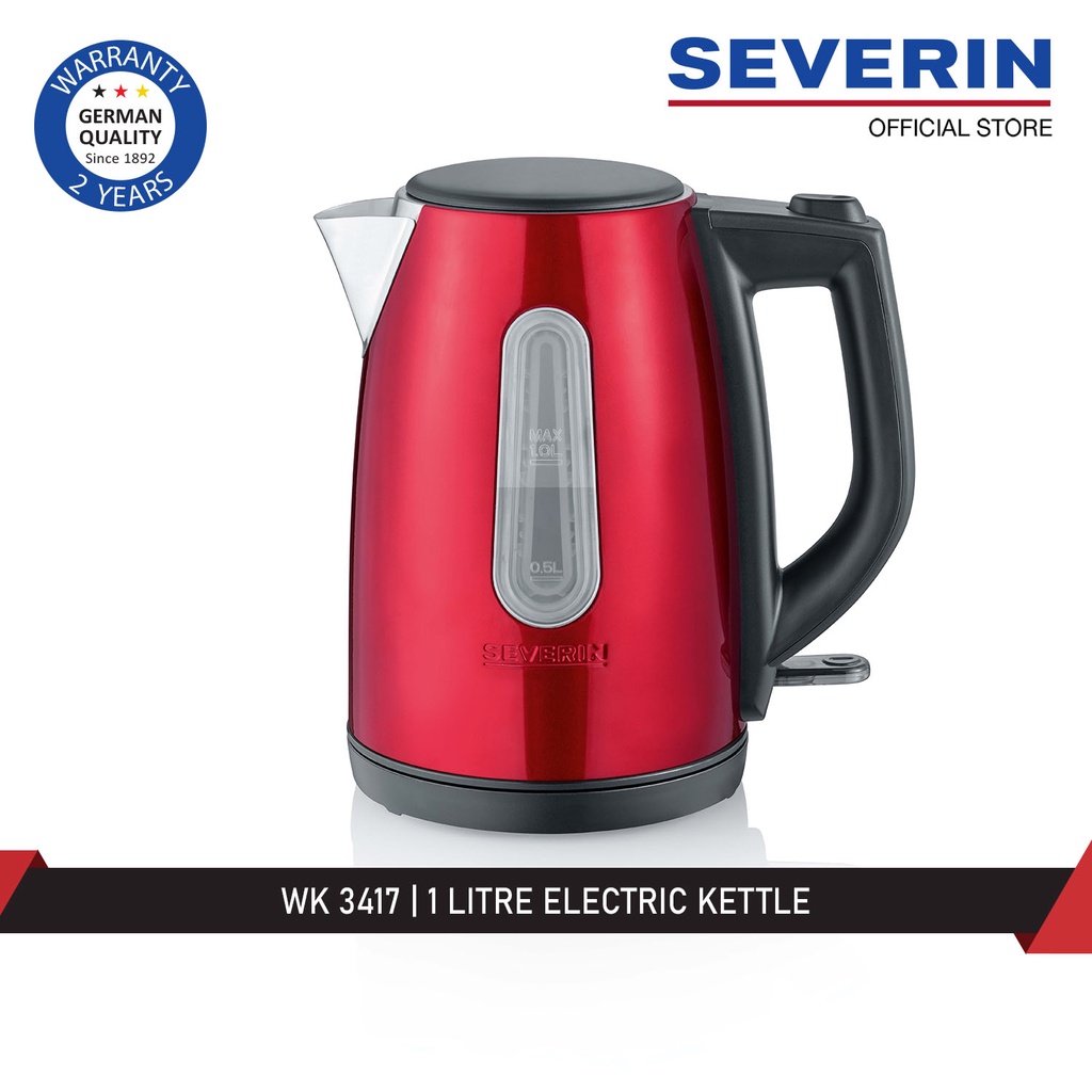 Severin WK 3417 1 Litre Electric Kettle 2 Year Warranty Shopee Singapore