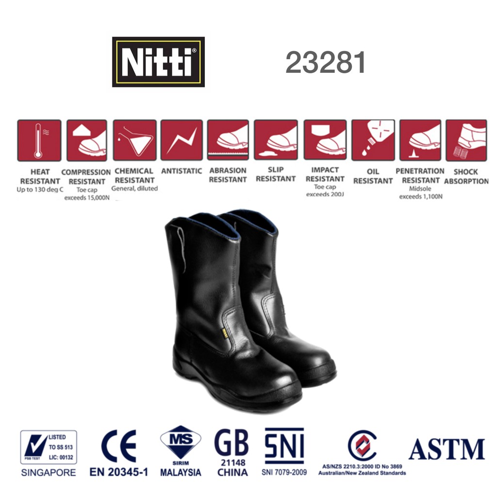 nitti safety shoes