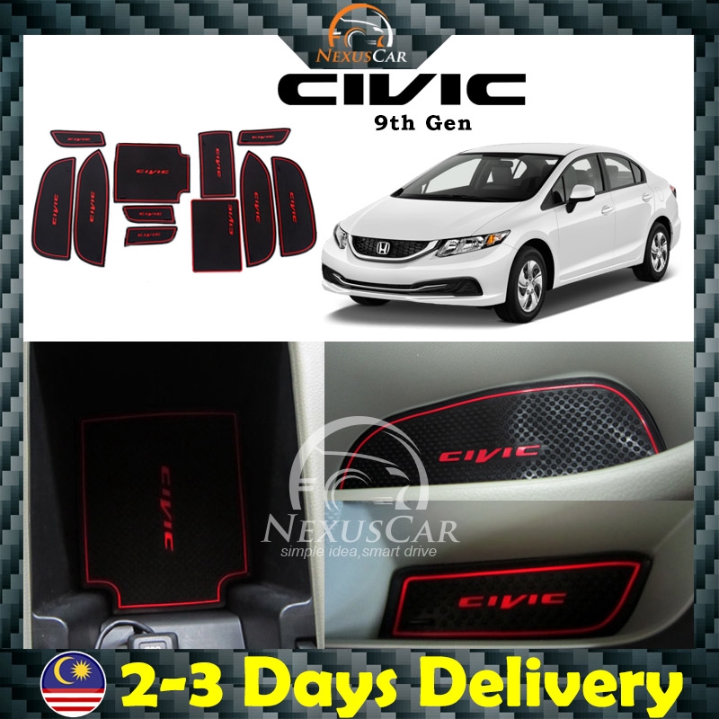 Nexus Car Honda Civic Fb 9th Gen Car Interior Slot Mat Shopee Singapore
