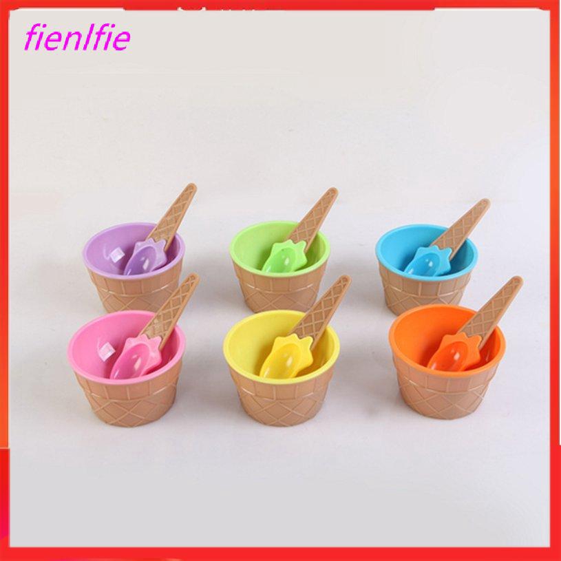 colorful ice cream bowls