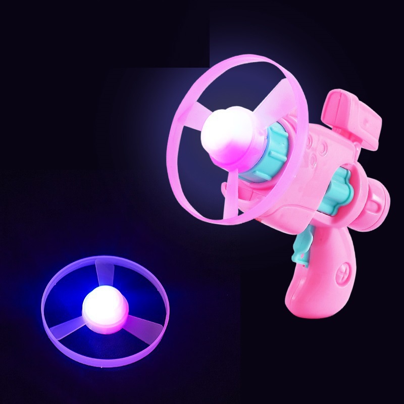 Super Saucer Disc Launcher Toys Disk Shooter Sets with 1 Flying Saucer