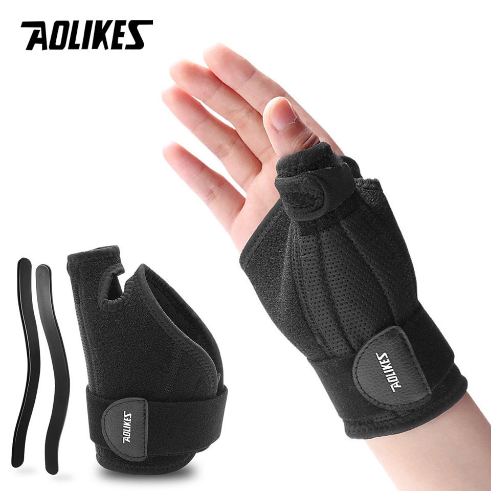 AOLIKES 1PCS Thumb guard Bracers Wrist joint pain sprain fracture