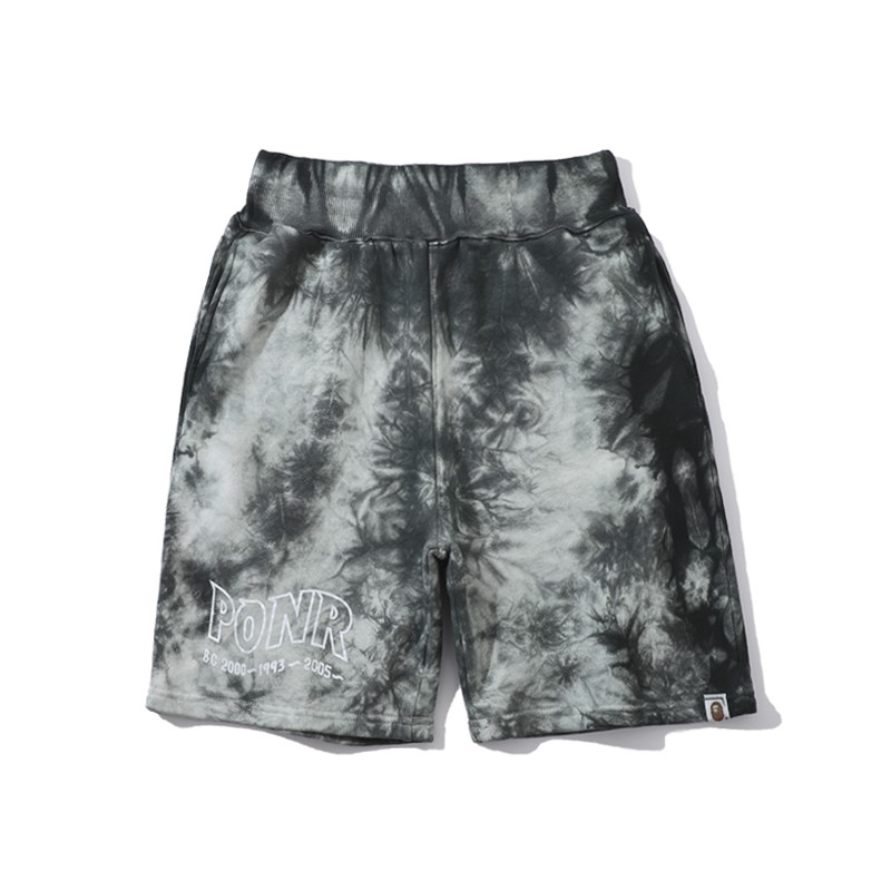 bape tie dye shorts