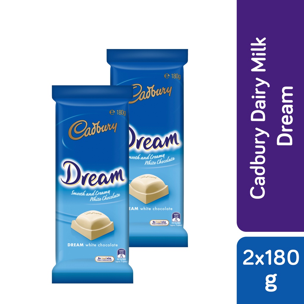 [Bundle of 2] Cadbury Dairy Milk Blocks 180g Flavoured Chocolate Bar