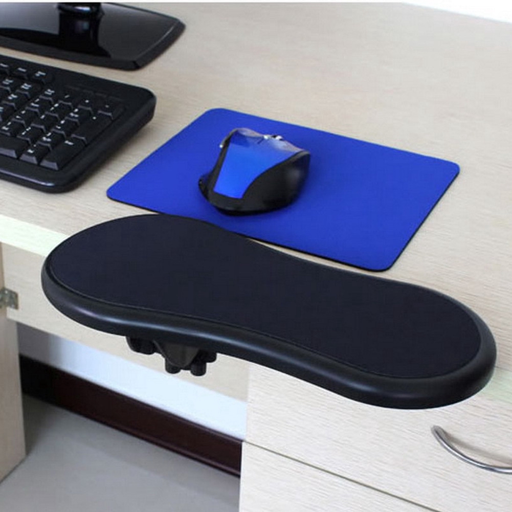 JJ.Acesssory Computer Armrest Pad,Hand Arm Tray Bracket Table Desk Extender Arm Wrist Support Mat for Home and Office
