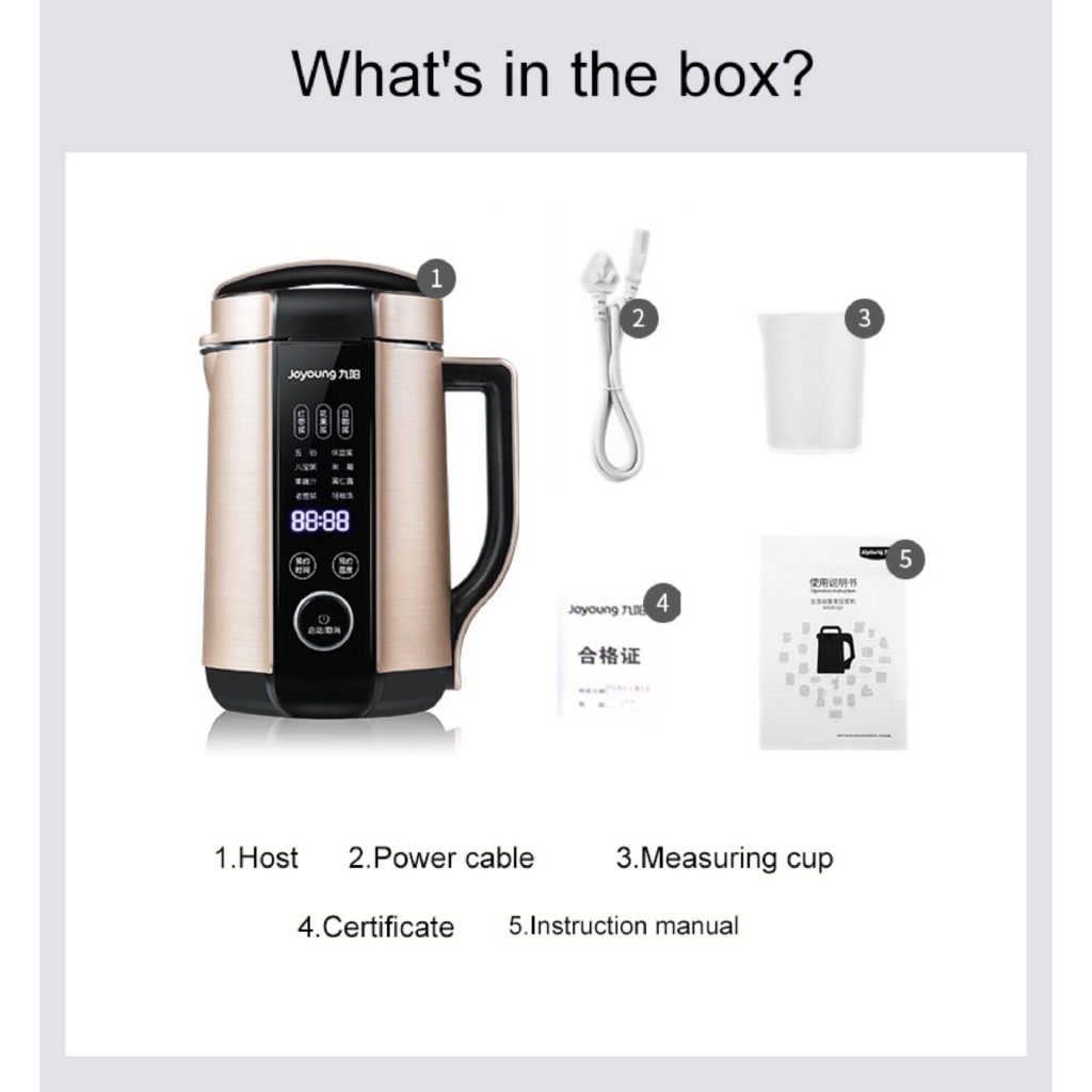 Joyoung Soy Milk Recipe Dandk Organizer