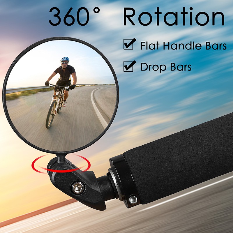 drop handlebar mirror