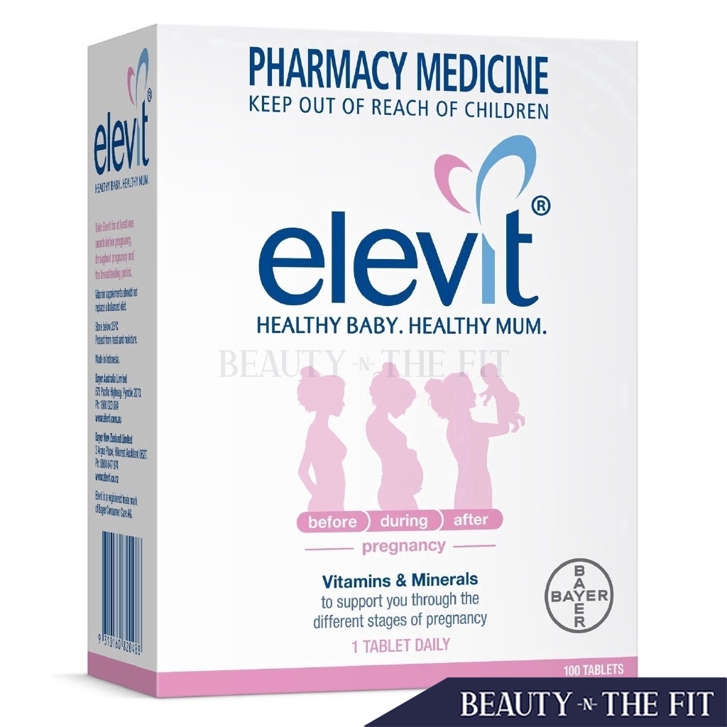 Elevit Pregnancy Multivitamin 100 Tablets Shopee Singapore