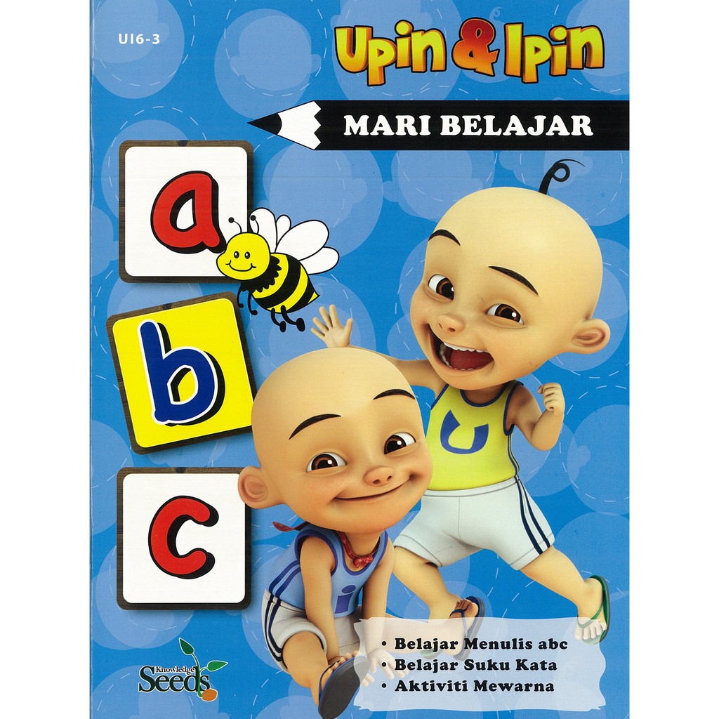 Mari Learning Abc Upin Ipin 6 Series 3 Pre School Kid Book Book Children Preschool A4 Size 16pgs Shopee Singapore
