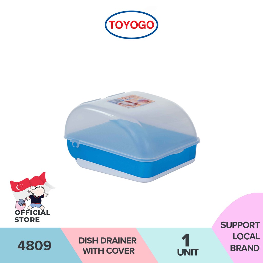 Toyogo 4809 Dish Drainer With Cover Shopee Singapore