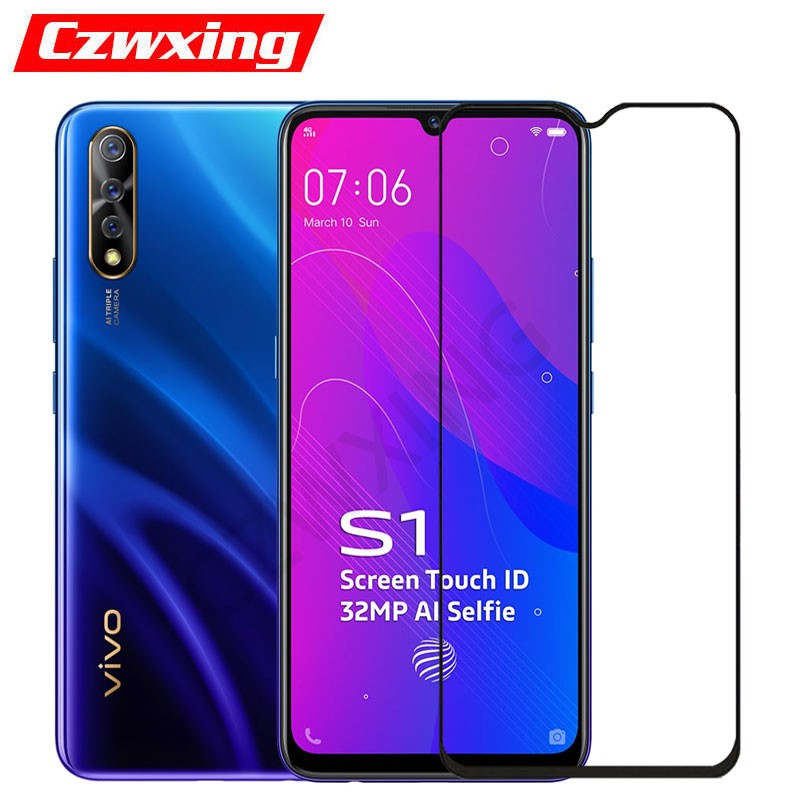 2pcs Full Screen Protective Film Vivo S1 Tempered Glass Vivos1 S 1 Screen Protector Vivo S1 Shopee Singapore