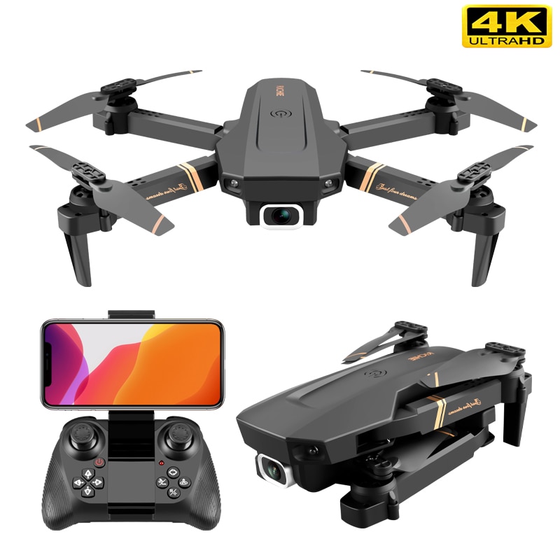 V4 Rc Drone 4k HD Wide Angle Camera 