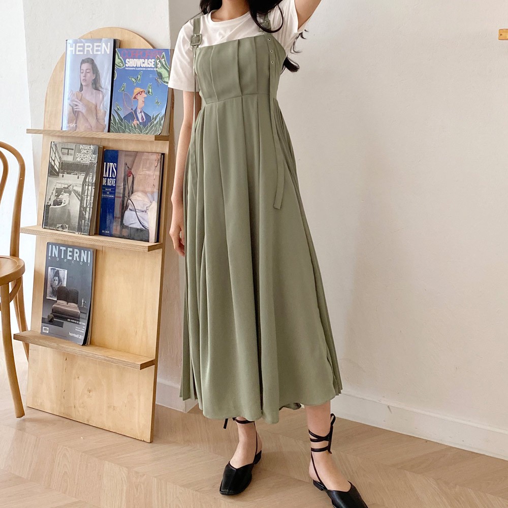 overall dress korean