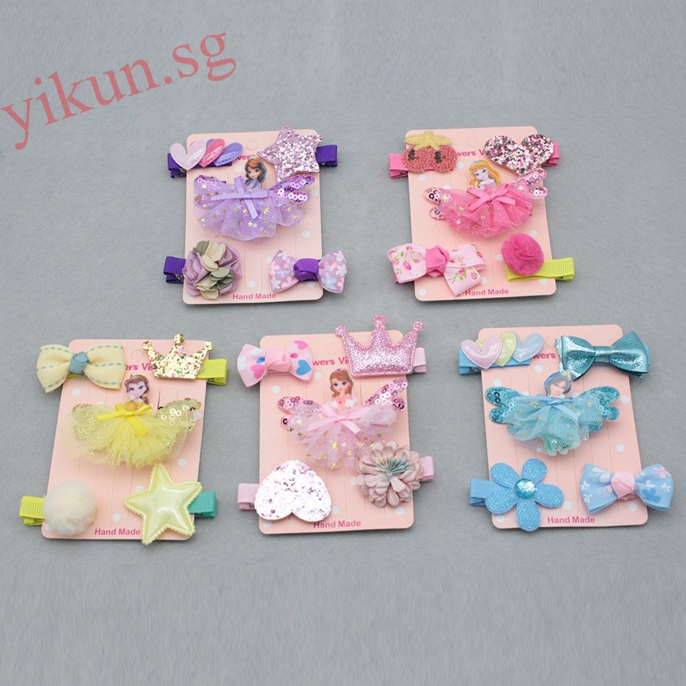 Kids Flower Baby Princess Cartoon Hairpin Girl Accessories Hair