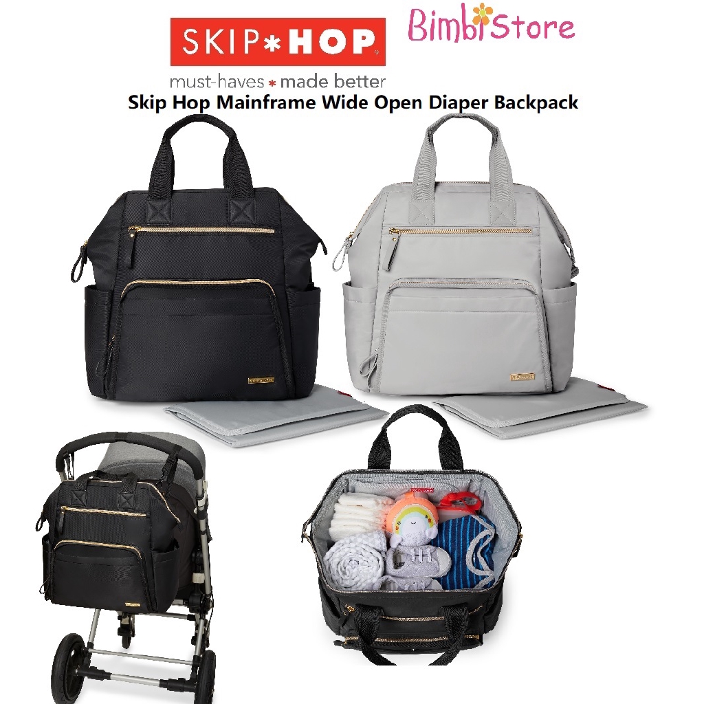 mainframe wide open diaper backpack