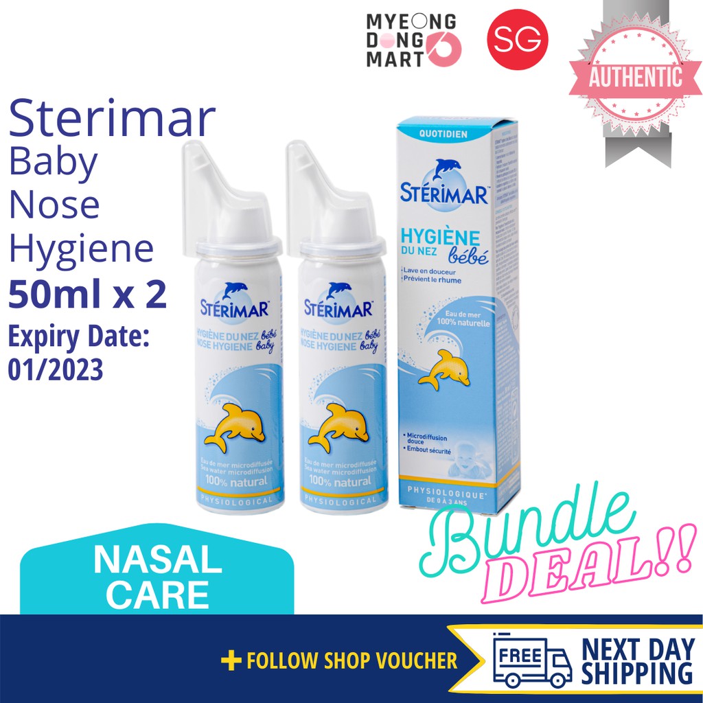 Sterimar Nose Hygiene Baby 50ml (EXP: 01/2023) | Shopee Singapore