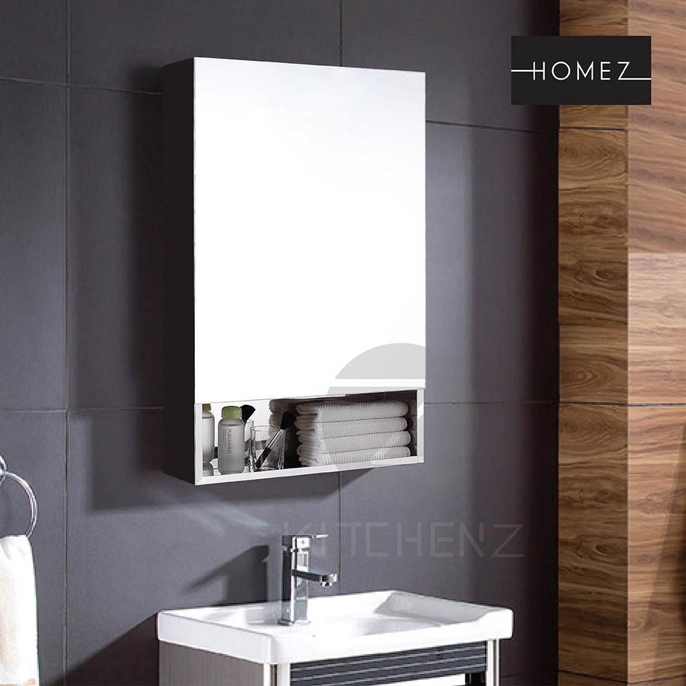 Homez Bathroom Mirror Cabinet 7092r 100 Stainless Steel With Open Shelf Space L500 X W140 X H800mm Shopee Singapore Homez Bathroom Mirror Cabinet 7092r 100 Stainless Steel With Open Shelf Space L500 X W140 X H800mm Shopee Singapore