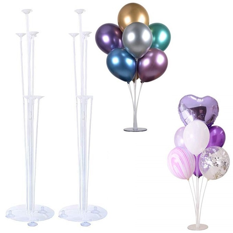 1set 7pcs birthday party needs balloons stand party supplies ...