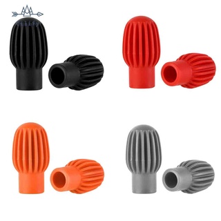 CILIFY 2/4PCS Silicone Drum Stick Head Rubber Sleeve Drumstick Mute Damper Drum Silent Practice Tips for Beginner