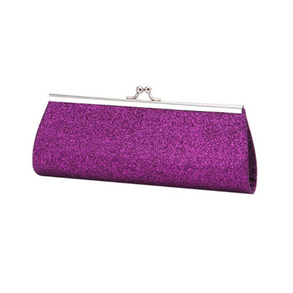 purple clutch bag wedding