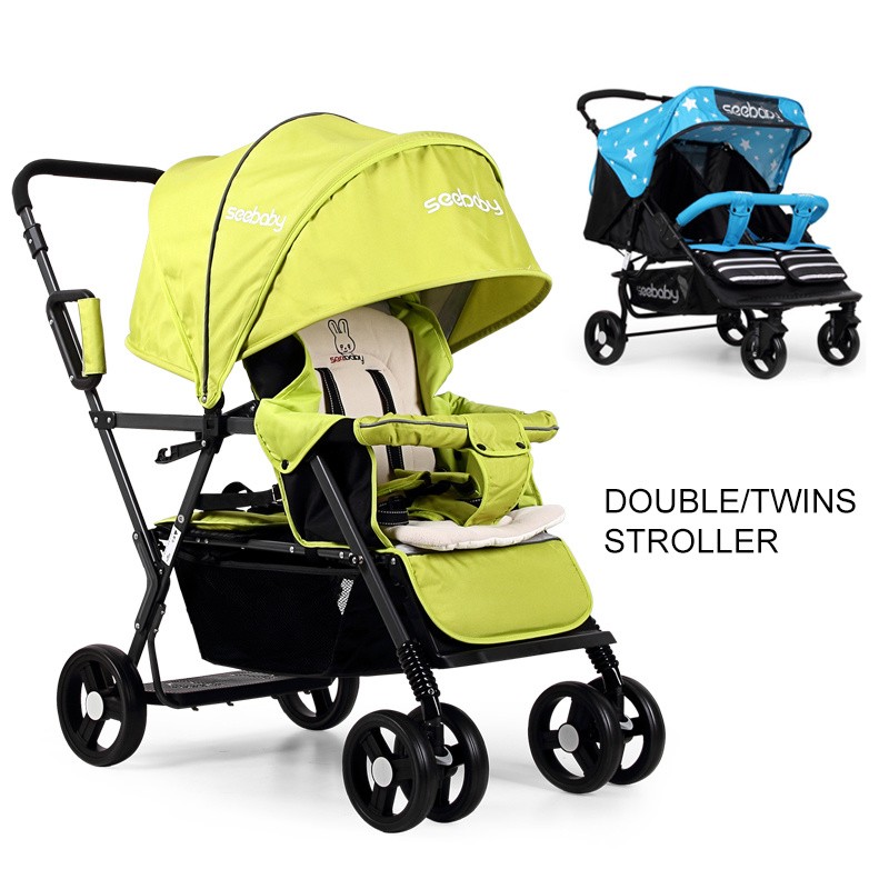 seebaby double stroller