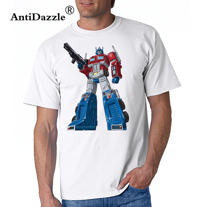 Optimus Prime T Shirt Men S Classic Nostalgic Cotton 100 T Shirt Shopee Singapore