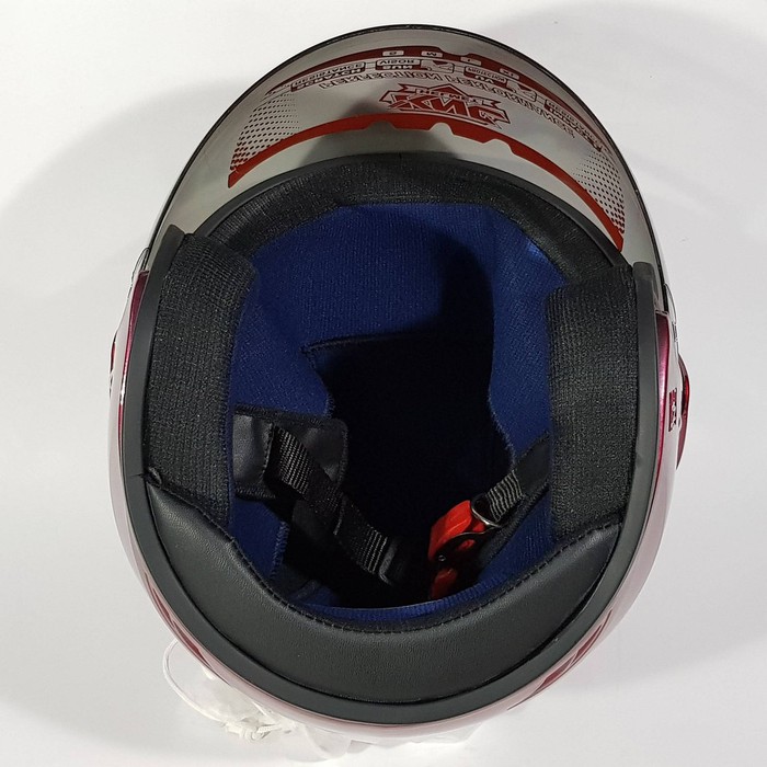 Sni Cardox Evo Red Maroon Gloss Motorcycle Helmet | Shopee Singapore
