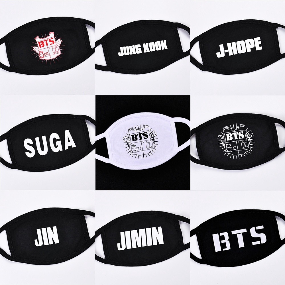 Bts Mask Kpop Face Maskmouth Mask Anti Dusk Jung Kook J Hope