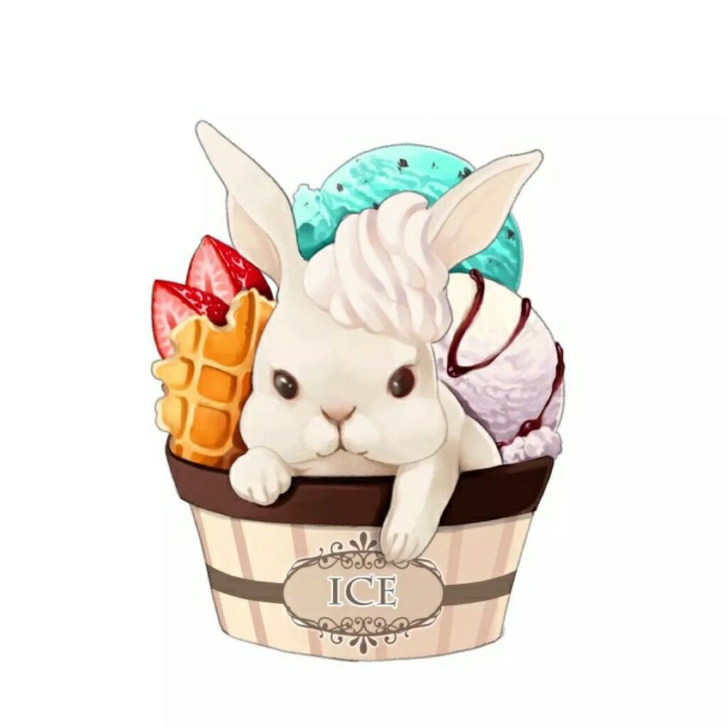 Кролик мороженое