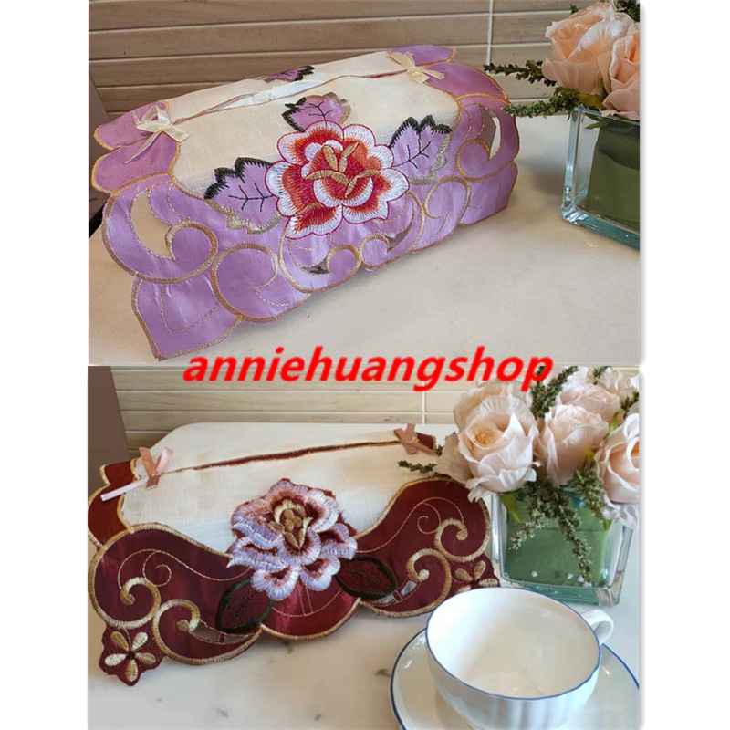 [SG Seller] tissue box cover matching table runner cloth cushion cover placemat home decoration Local Seller Ready Stock