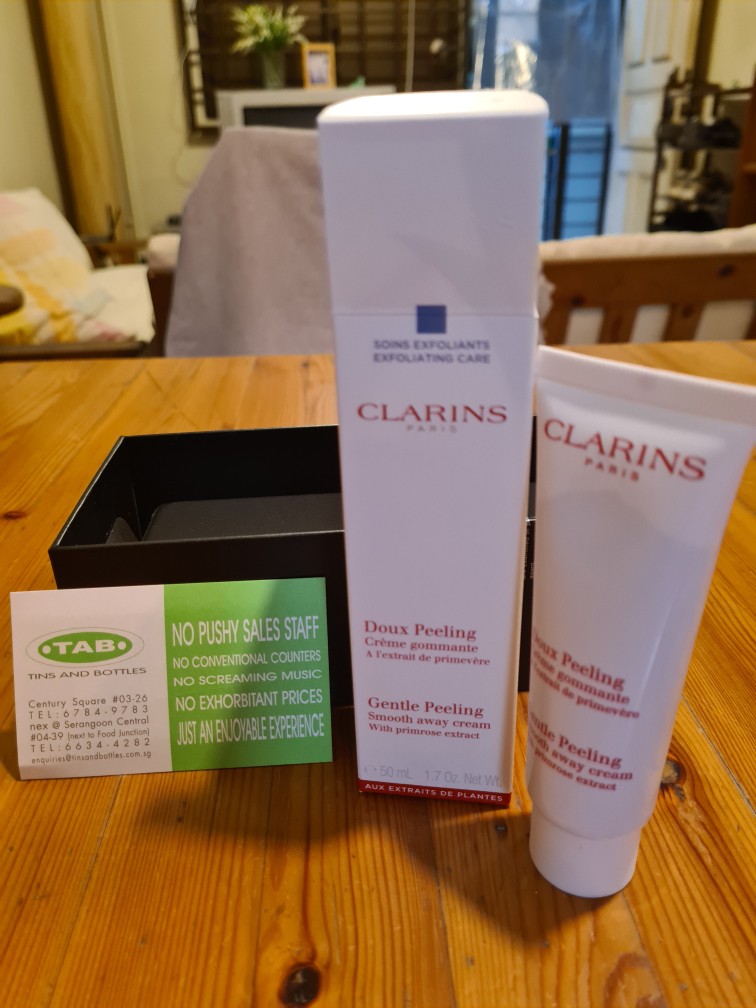 clarins gentle peeling smooth away cream 50ml