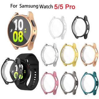 TPU Electroplated Case Cover Protective For Samsung Galaxy Watch 5 40mm 44mm Bumper protector