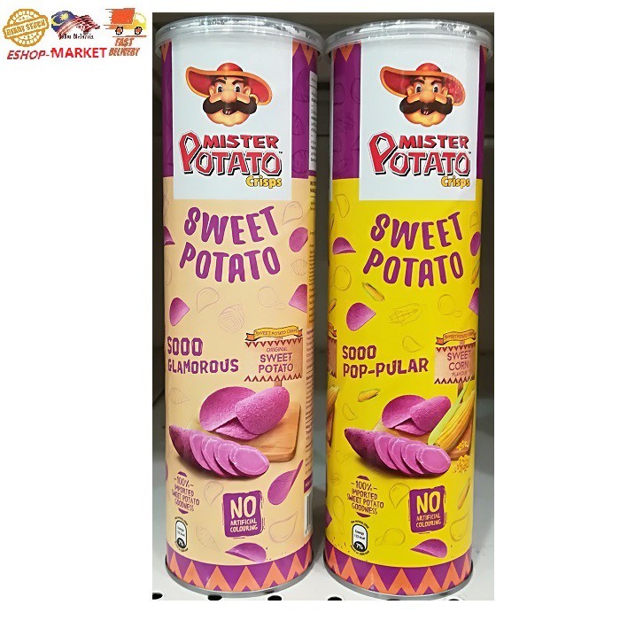 Mister Potato Sweet Potato Corn Crisps 130g 1 Ts Shopee Singapore