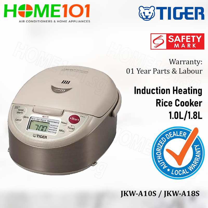 Tiger Induction Heating Rice Cooker 1.0L 1.8L [JKWA10S][JKWA18S