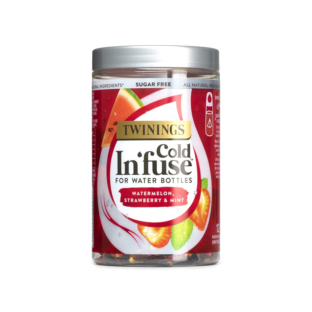 TWININGS Cold Infuse - Watermelon, Strawberry & Mint - 12 Infusers ...