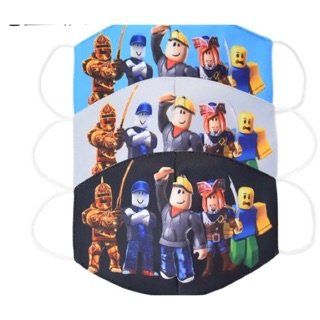 2 14 Years Kids Game Roblox Mouth Mask Cosplay Toys Party Mask Pm2 5 Washable Shopee Singapore - nun top roblox