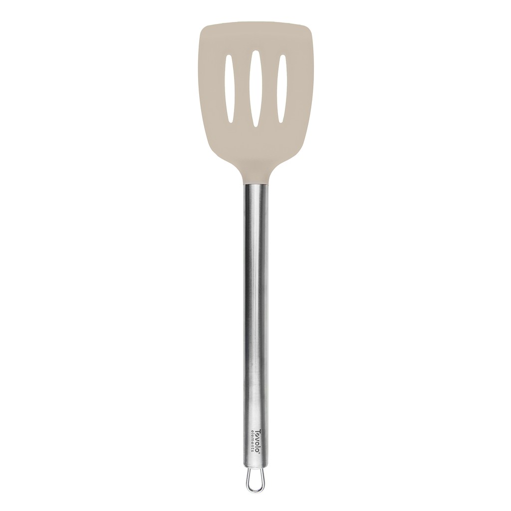 Tovolo Silicone Mixing Spoons - 2-Piece Set With Slotted & Solid Spoons For Cooking & Baking