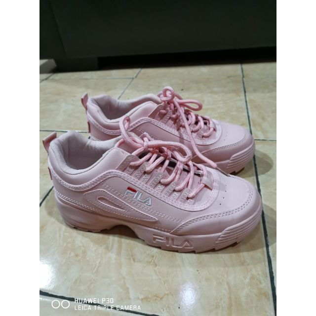 kasut fila pink